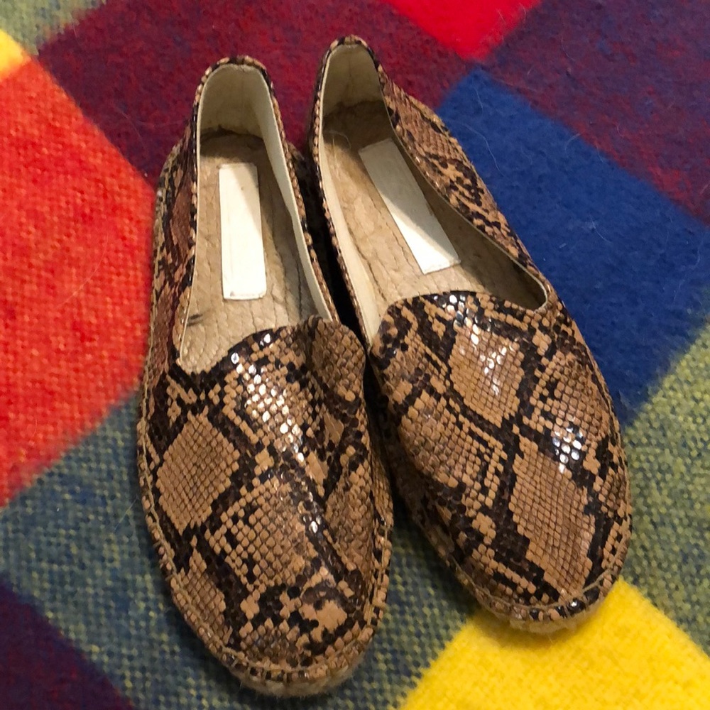 ASOS snake print loafers!